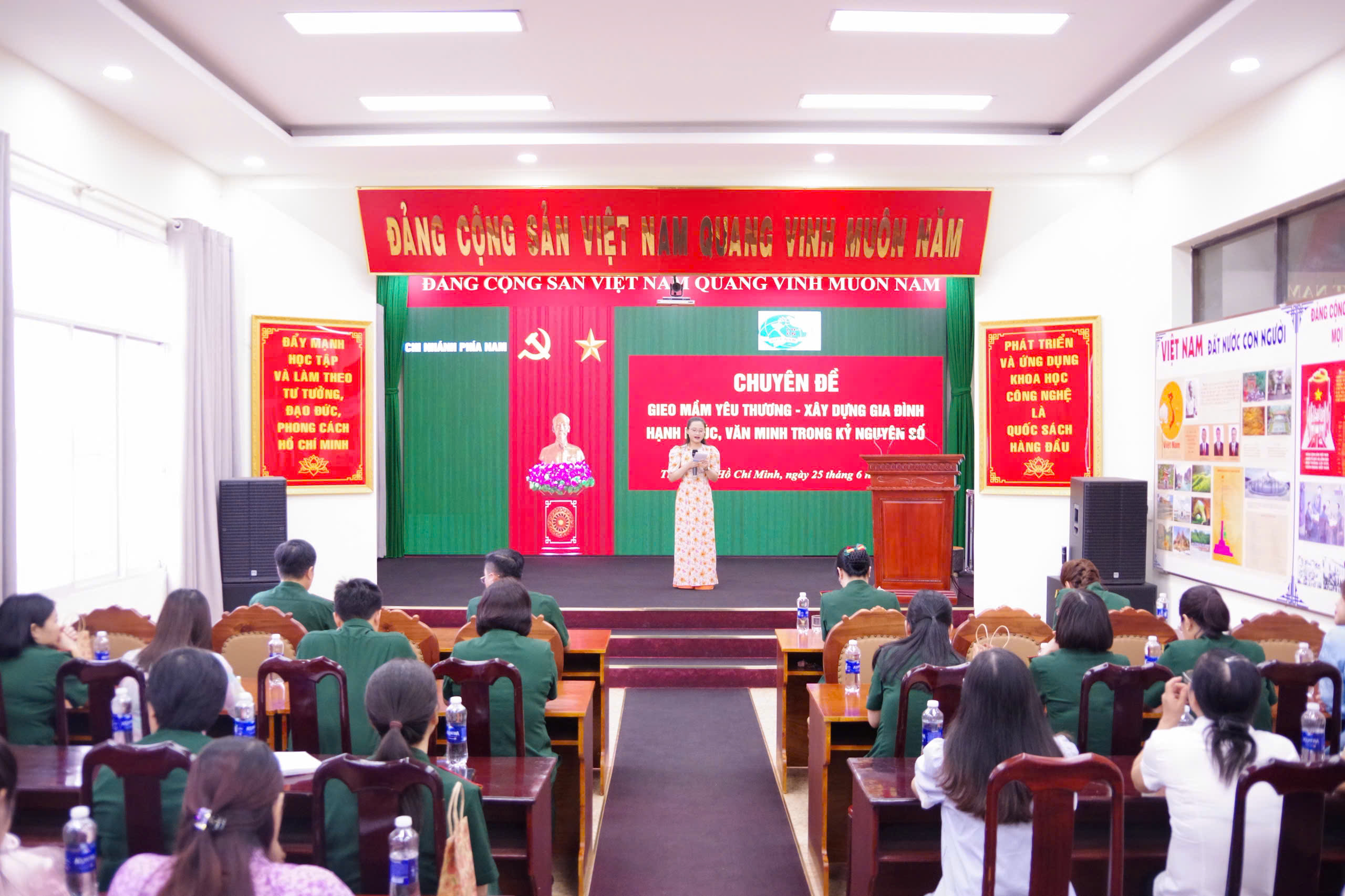 Hội Phụ nữ Chi nhánh Phía Nam tổ chức sinh hoạt chuyên đề nhân kỷ niệm 25 năm Ngày Gia đình Việt Nam