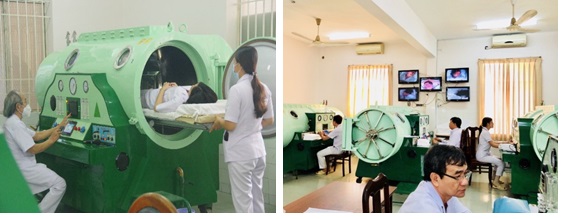 Kết quả nghiên cứu điều trị bệnh bằng oxy cao áp tại Trung tâm Nhiệt đới Việt - Nga