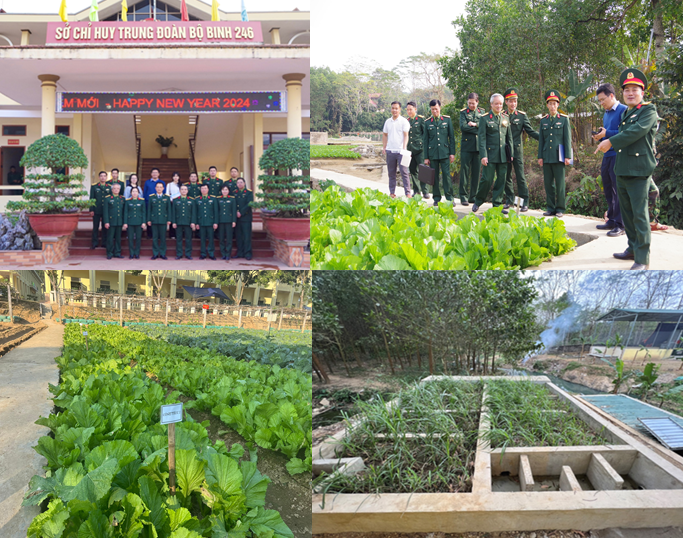 Nghiệm thu kỹ thuật các hệ thống xử lý chất thải hữu cơ phát sinh tại đơn vị quân đội cấp Tiểu đoàn