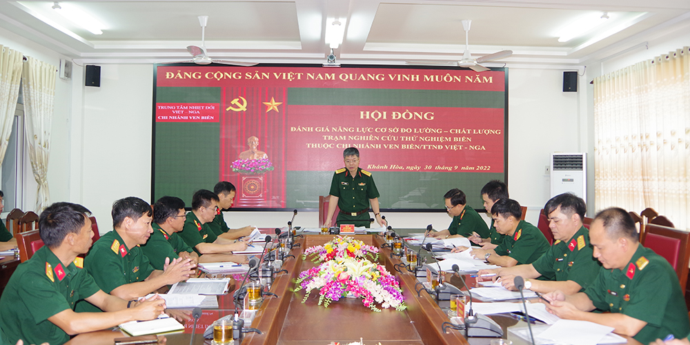 Đánh giá năng lực cơ sở đo lường - chất lượng cho Trạm nghiên cứu thử nghiệm biển, Chi nhánh Ven biển