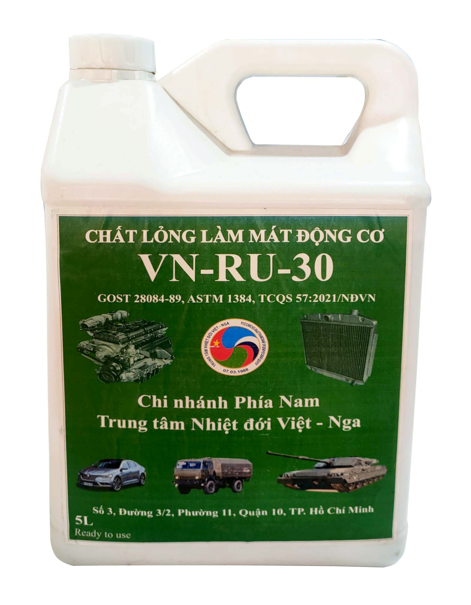 Chất lỏng làm mát động cơ VN-RU