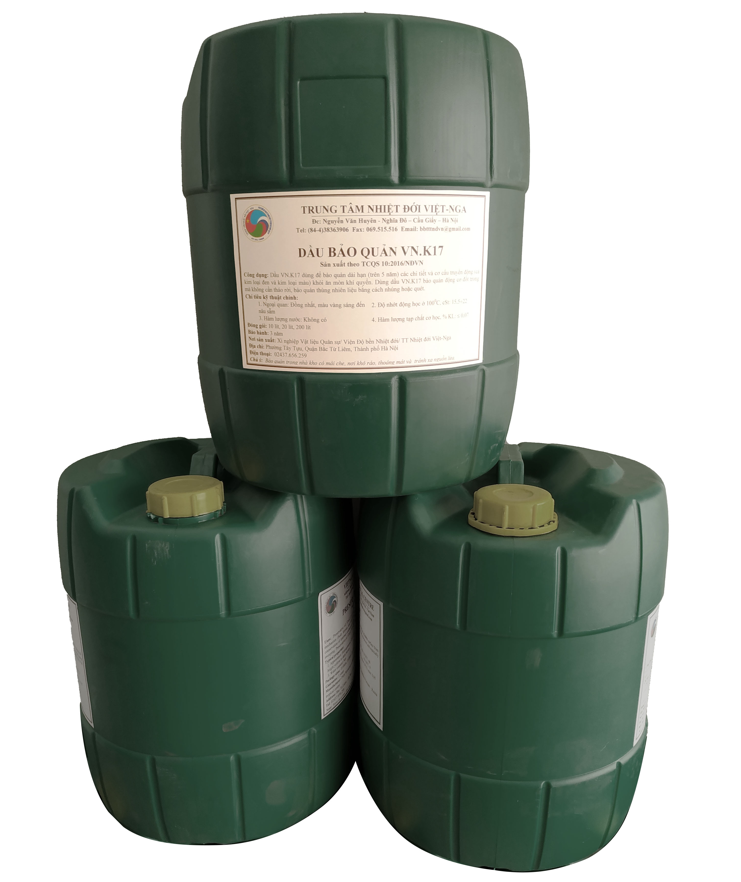 Dầu bảo quản VN.K17 và VN.K17M