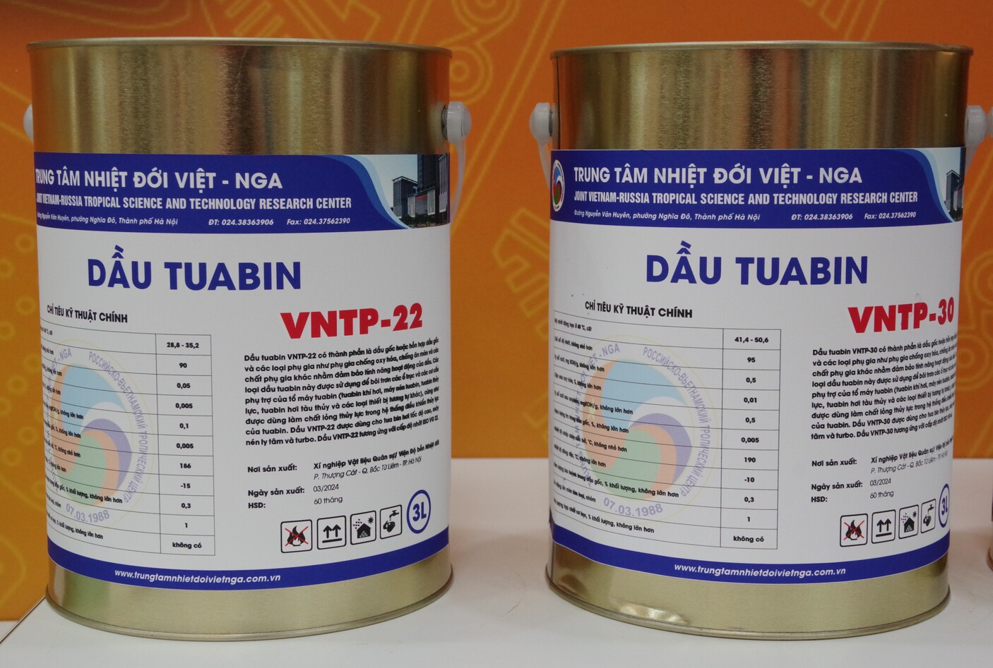 Dầu tuabin VNTP-22, VNTP-30, VNTP-46