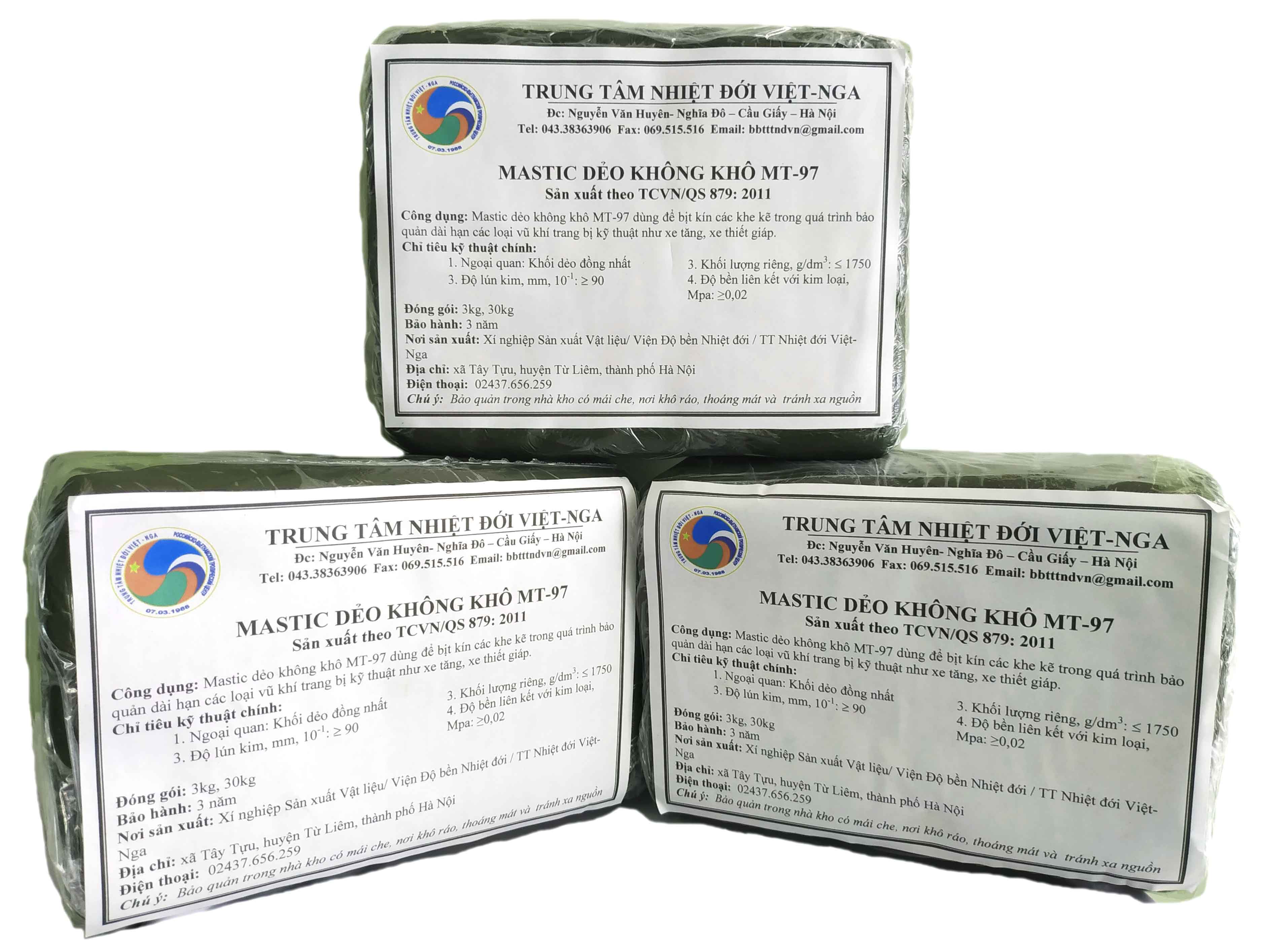 Mastic dẻo không khô