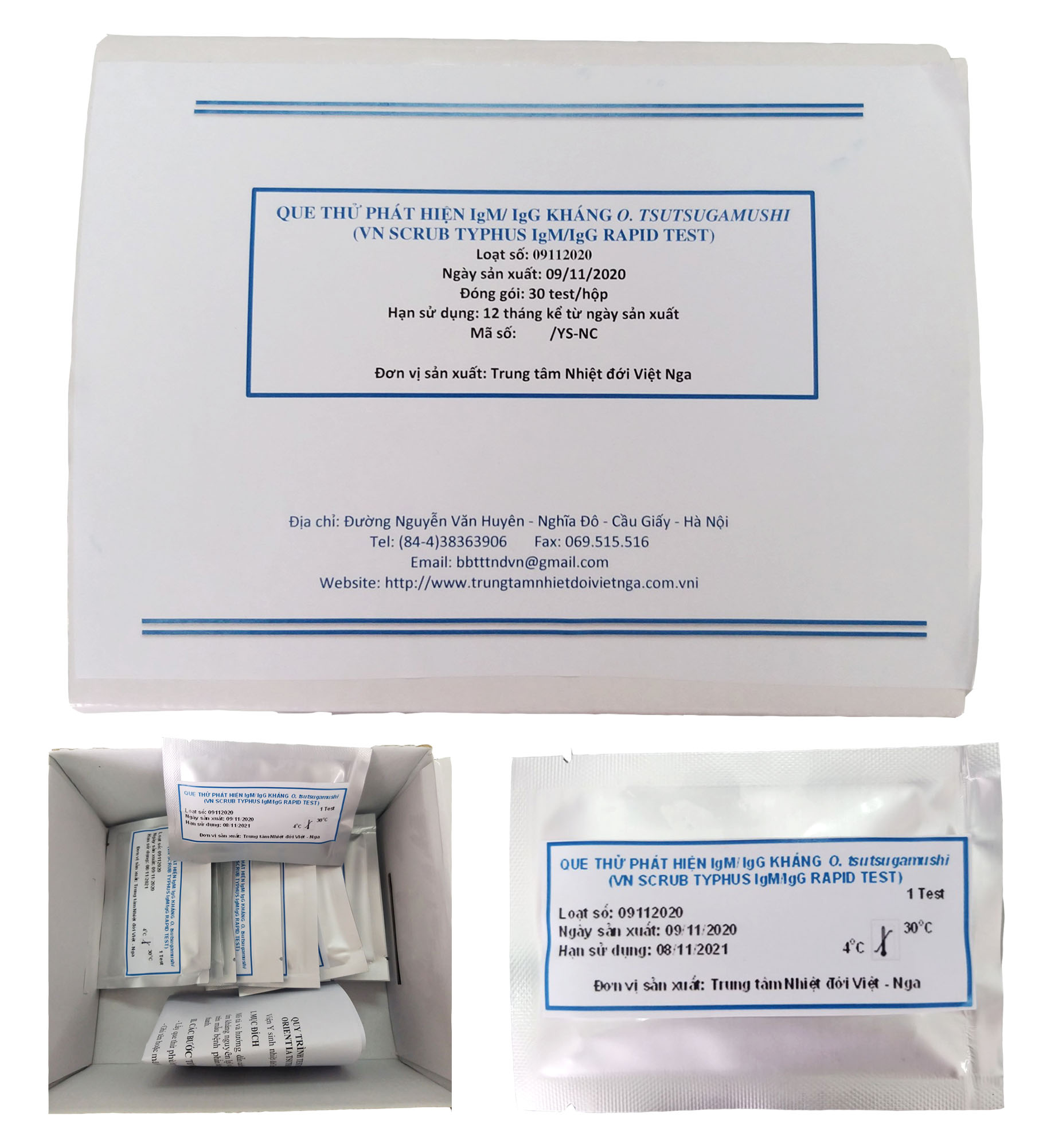 Bộ kit ELISA VN-Scrub typhus IgG