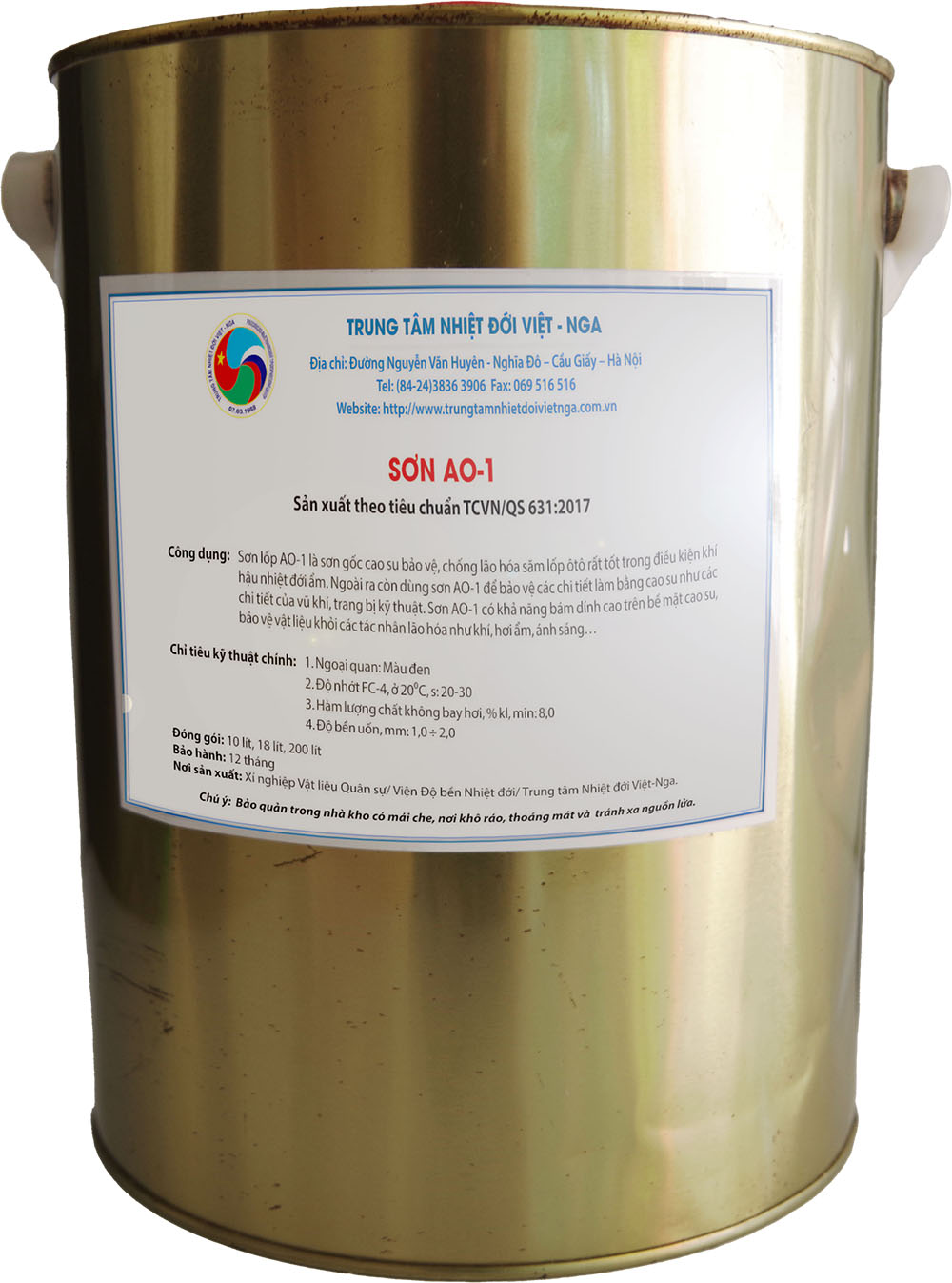 Sơn bảo quản săm lốp cao su AO-1 