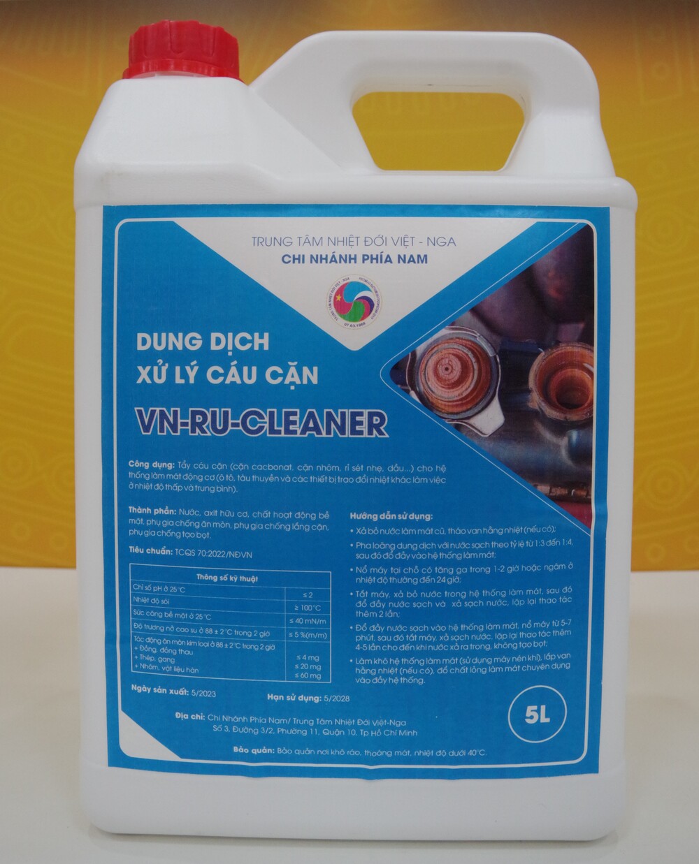 Dung dịch xử lý cáu cặn VN-RU-CLEANER