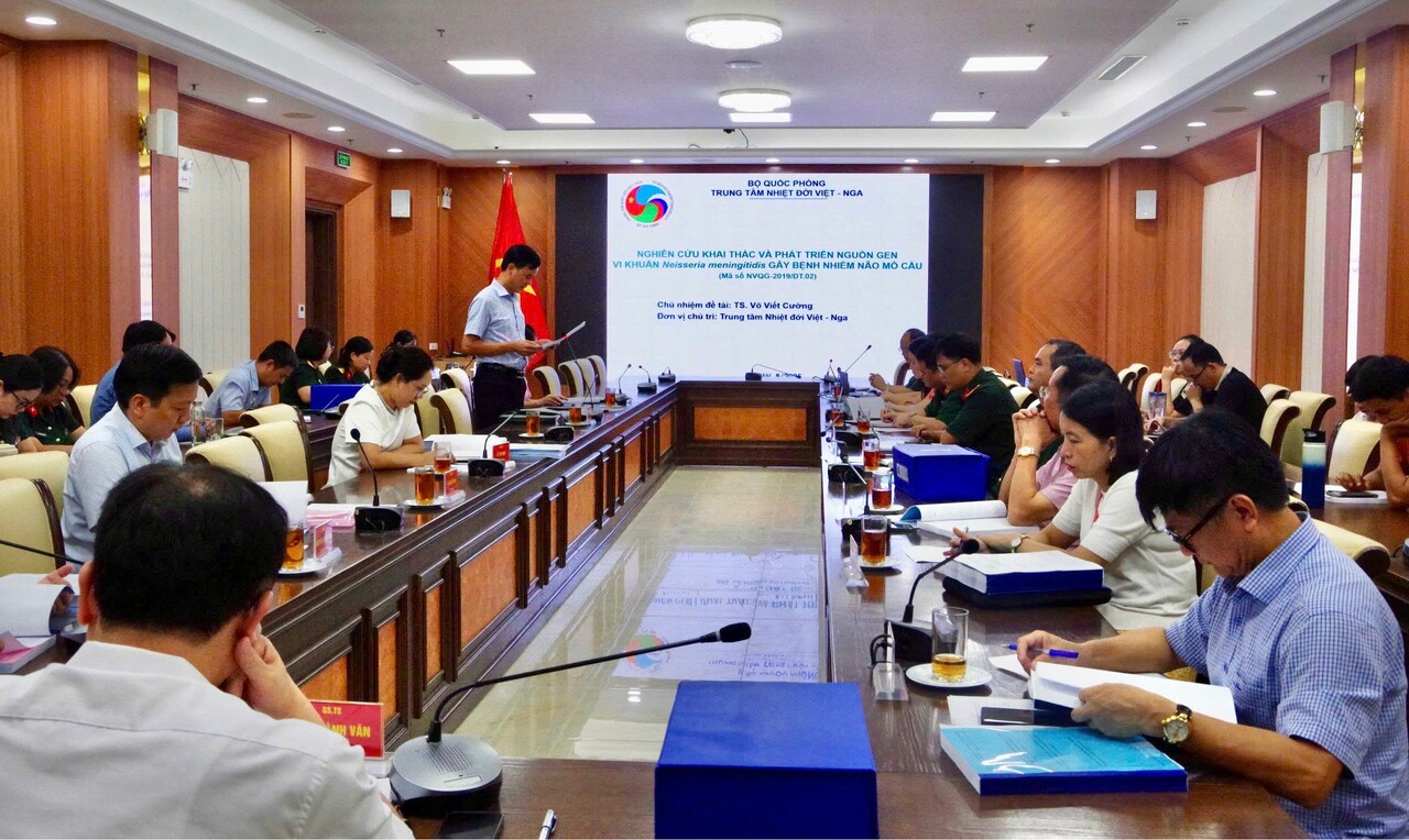 Nghiệm thu đề tài nghiên cứu khai thác và phát triển nguồn gen vi khuẩn Neisseria meningitidis gây bệnh nhiễm não mô cầu