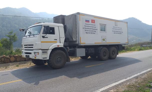 Sử dụng xe xét nghiệm lưu động do Liên bang Nga tài trợ trong nghiên cứu và phòng, chống dịch bệnh truyền nhiễm tại Việt Nam