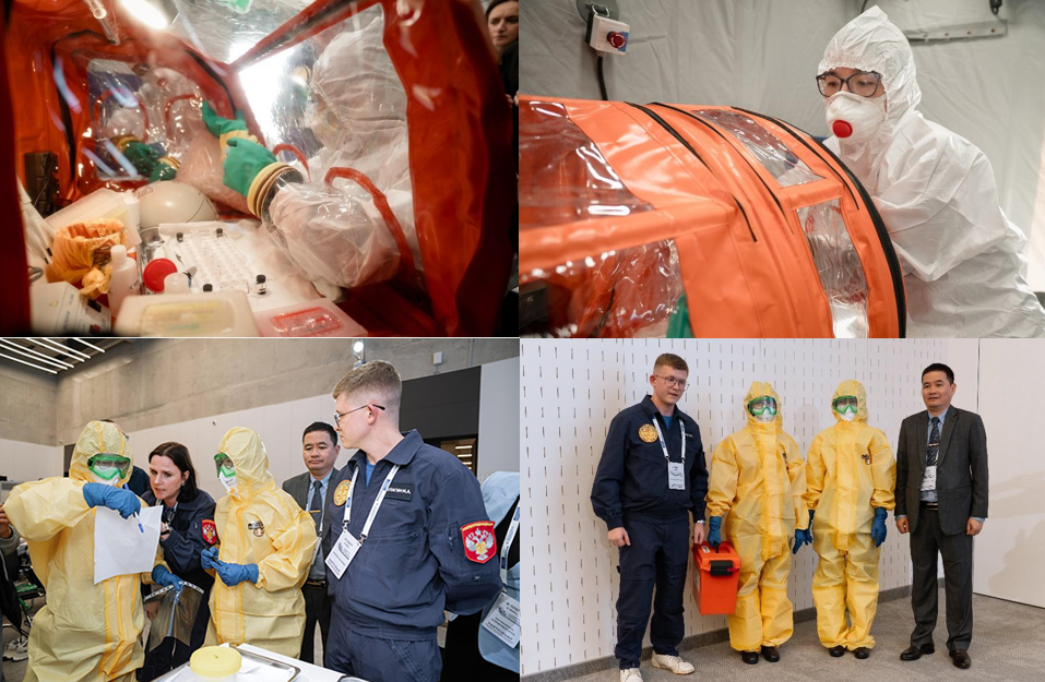 Trung tâm Nhiệt đới Việt - Nga tham gia khóa tập huấn quốc tế về phòng xét nghiệm lưu động tại Liên bang Nga