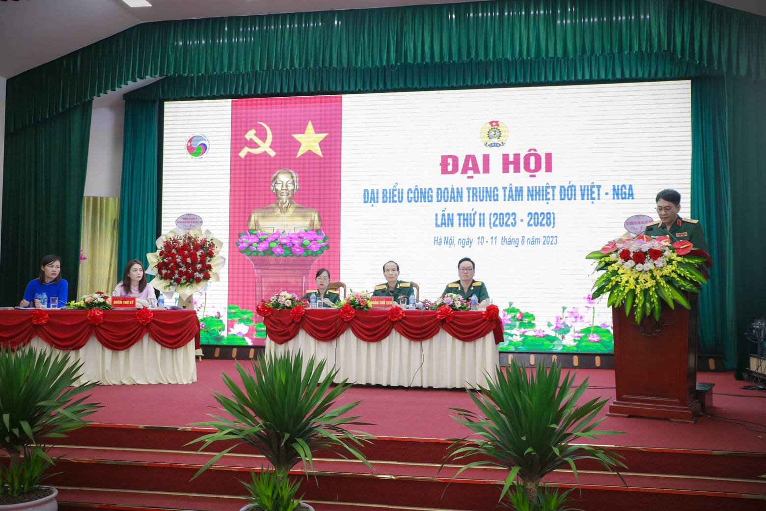 Trung tâm Nhiệt đới Việt - Nga tổ chức Đại hội đại biểu Công đoàn lần thứ  II