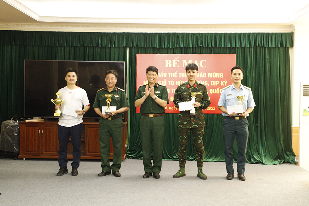 Thi đấu thể thao chào mừng Ngày Giỗ tổ Hùng Vương, dịp kỷ niệm Chiến thắng 30/4 và Quốc tế Lao động 01/5