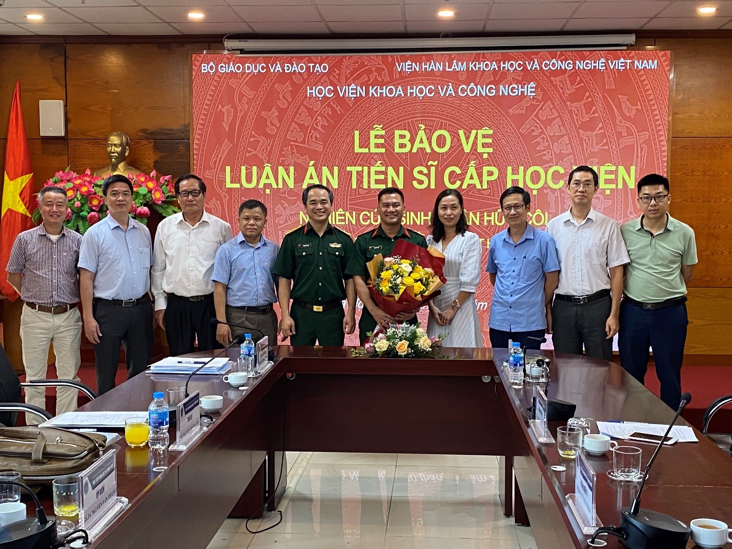 Lễ bảo vệ luận án tiến sĩ cấp Học viện cho nghiên cứu sinh Trần Hữu Côi