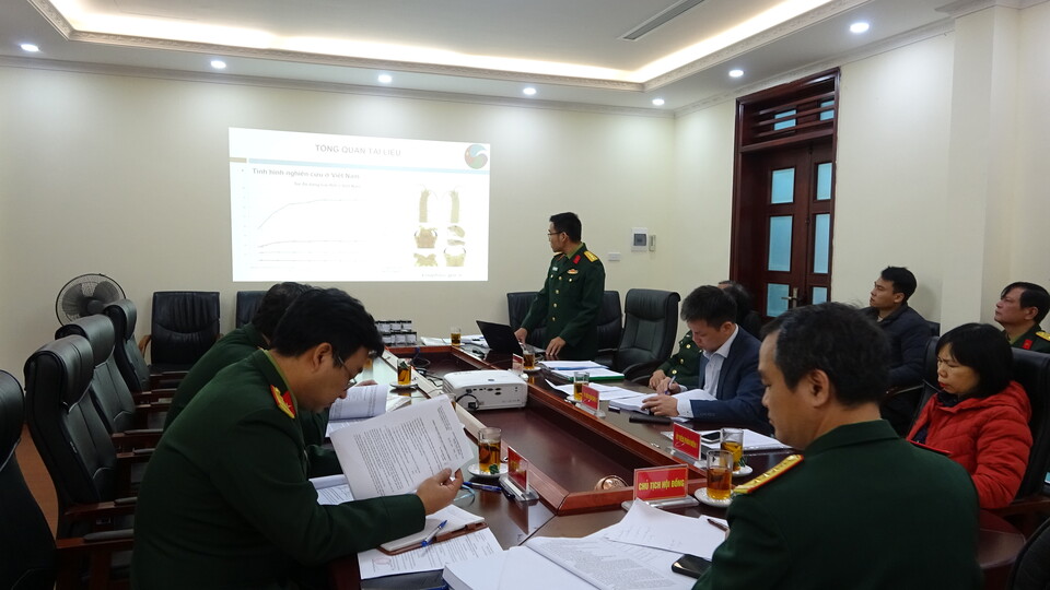 Nghiệm thu nhiệm vụ khoa học về nghiên cứu đa dạng thành phần loài rết (Chilopoda) tại một số Vườn quốc gia và khu bảo tồn thiên nhiên 