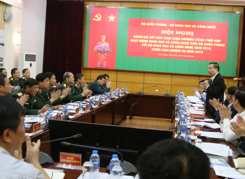Hội nghị Đánh giá kết quả thực hiện Chương trình phối hợp hoạt động KH&CN giữa Bộ Quốc phòng và Bộ KH&CN năm 2018, phương hướng nhiệm vụ năm 2019