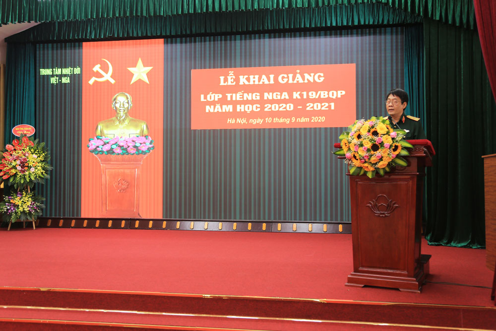 Khai giảng lớp tiếng Nga khóa 19 của Bộ Quốc phòng