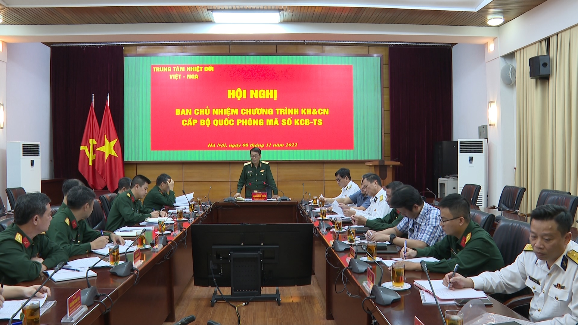 Hội nghị Ban chủ nhiệm Chương trình KH&CN cấp Bộ Quốc phòng mã số KCB-TS 