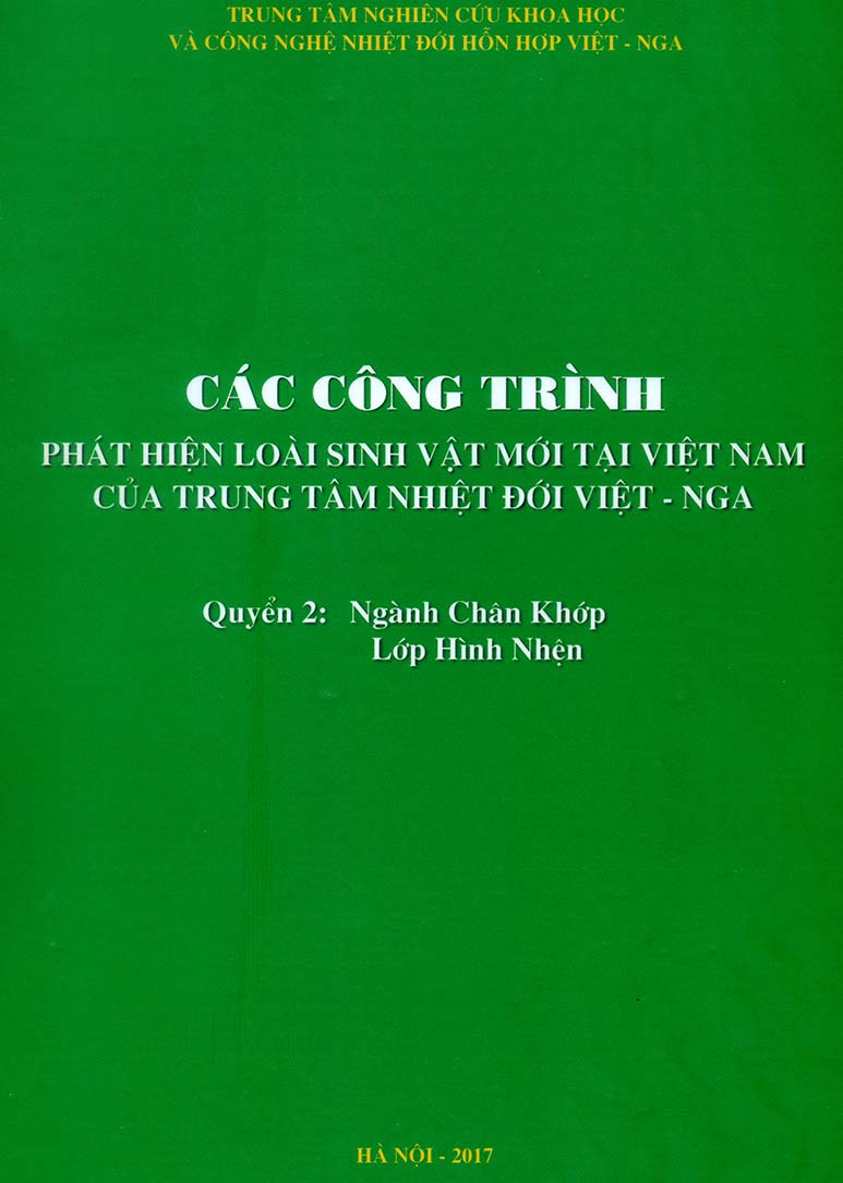 Tuyển tập các công trình phát hiện loài sinh vật mới tại Việt Nam của TTNĐ Việt-Nga-Quyển 2
